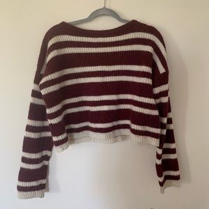 Brandy Melville Striped Wool Striped Sweater One Size